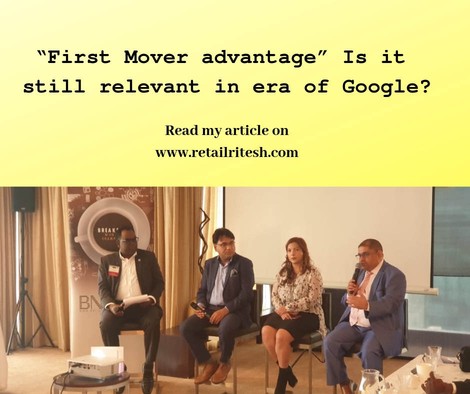 Google Fast mover advantage